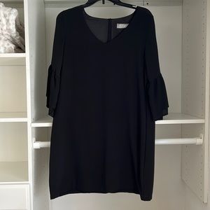 Black shift dress
